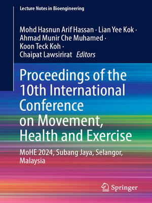 cover image of Proceedings of the 10th International Conference on Movement, Health and Exercise